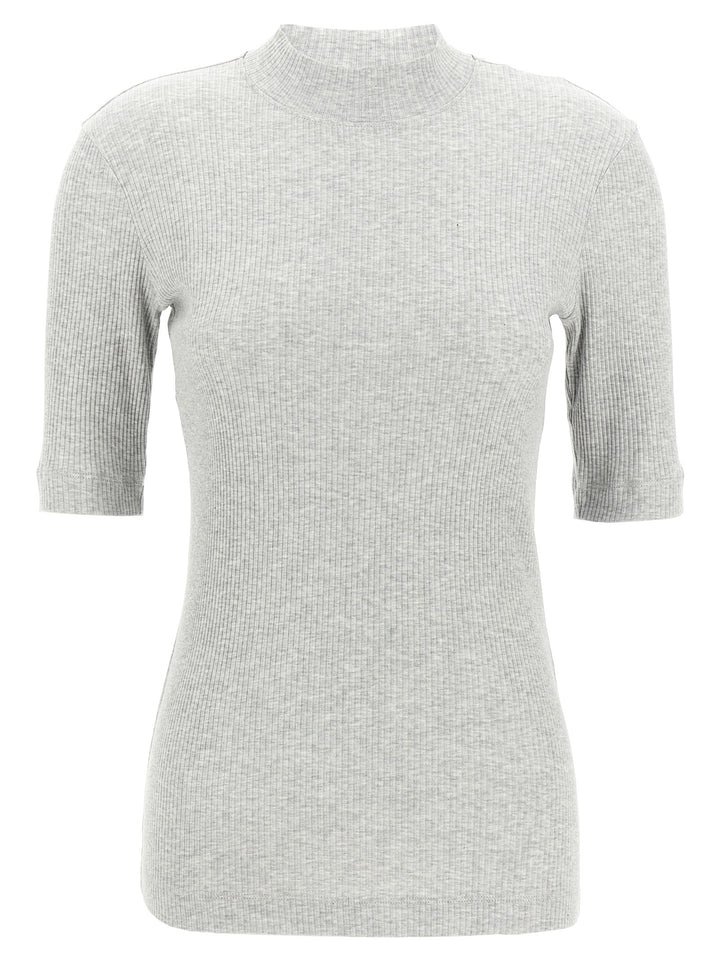 Ribbed T-Shirt Gray