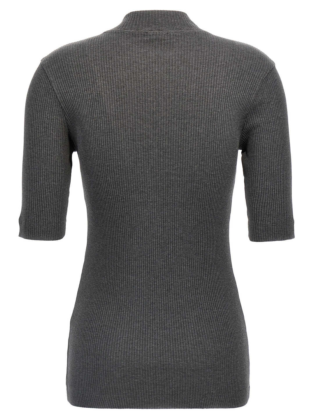 Ribbed T-Shirt Gray