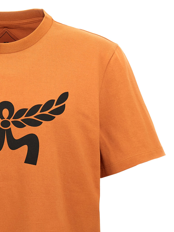 Logo Print T-Shirt Brown