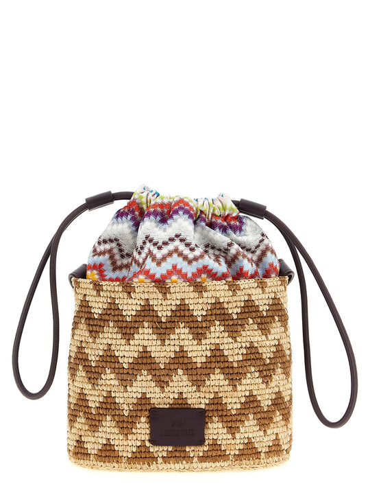 Zig Zag Bucket Bag Crossbody Bags Multicolor
