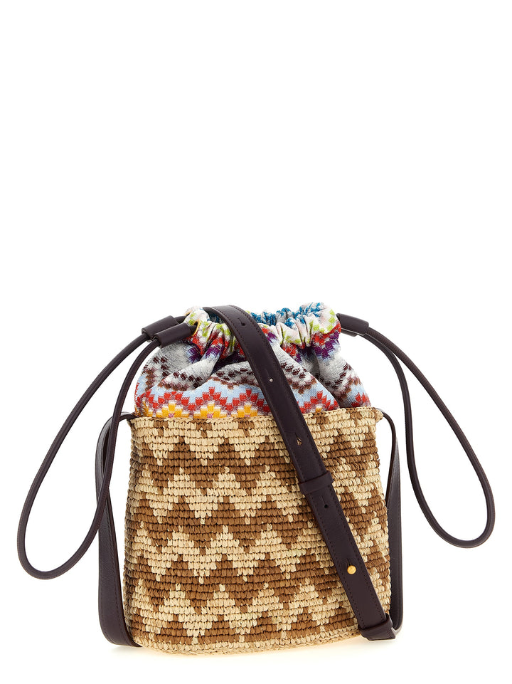 Missoni Zig Zag Bucket Bag Crossbody Bags - Multicolor | 5a4921d77a3194e4d282720751b0042ee1eb57cc