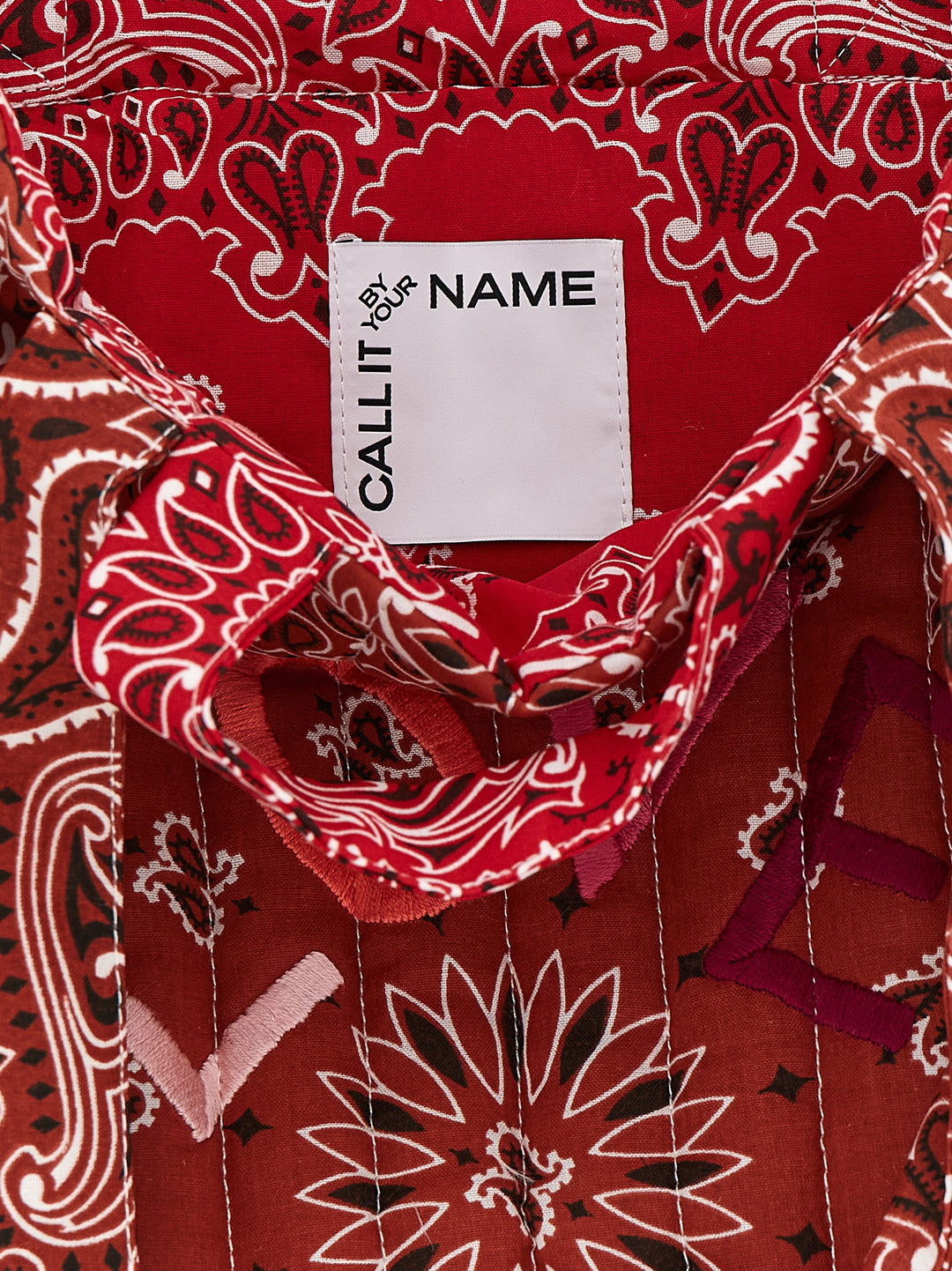 Call It By Your Name Cabas Tote Bag - Red | 26925ef8d9df34656f730085d1bea60255c25def