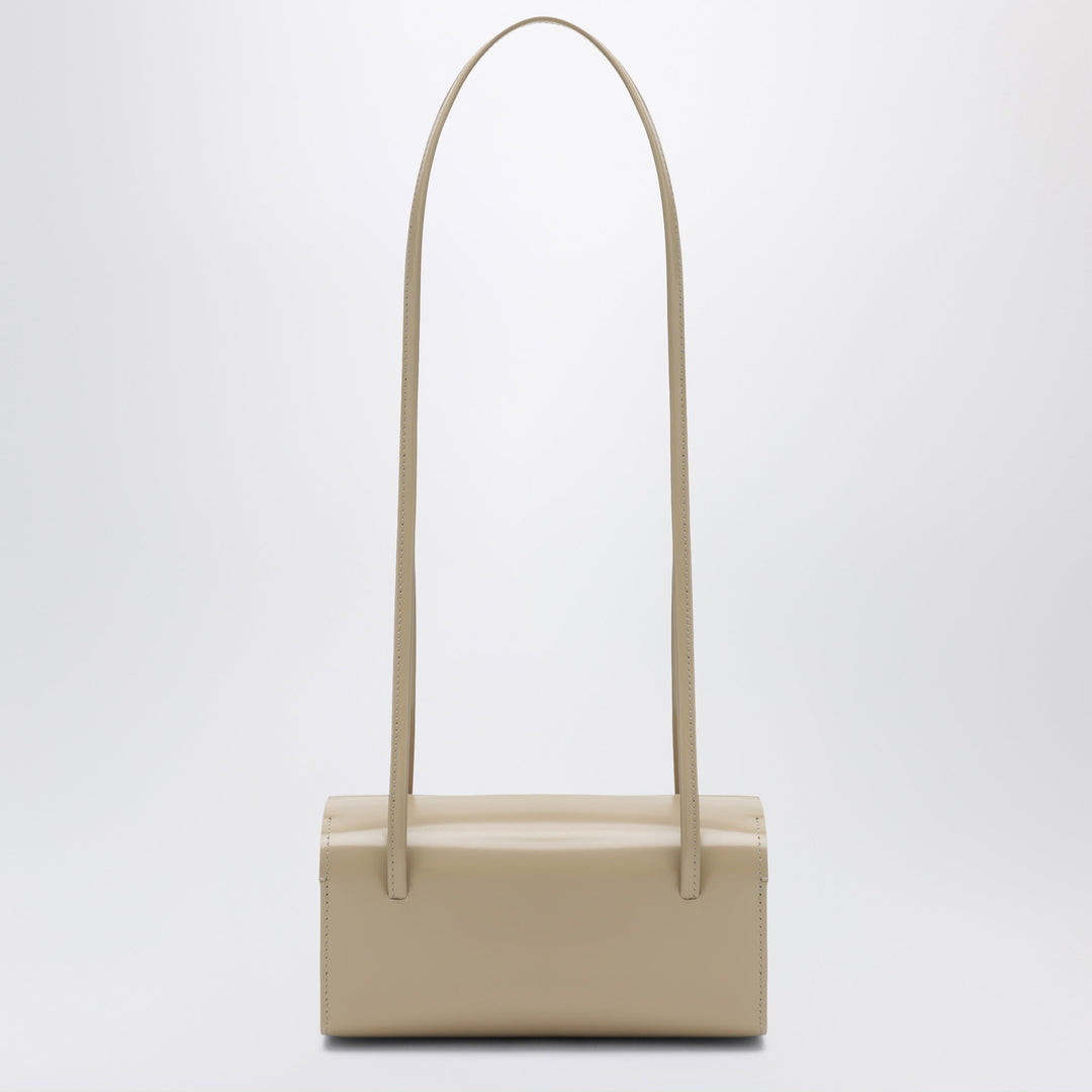Fane Light Beige Mie Shoulder Bag In Brushed Leather