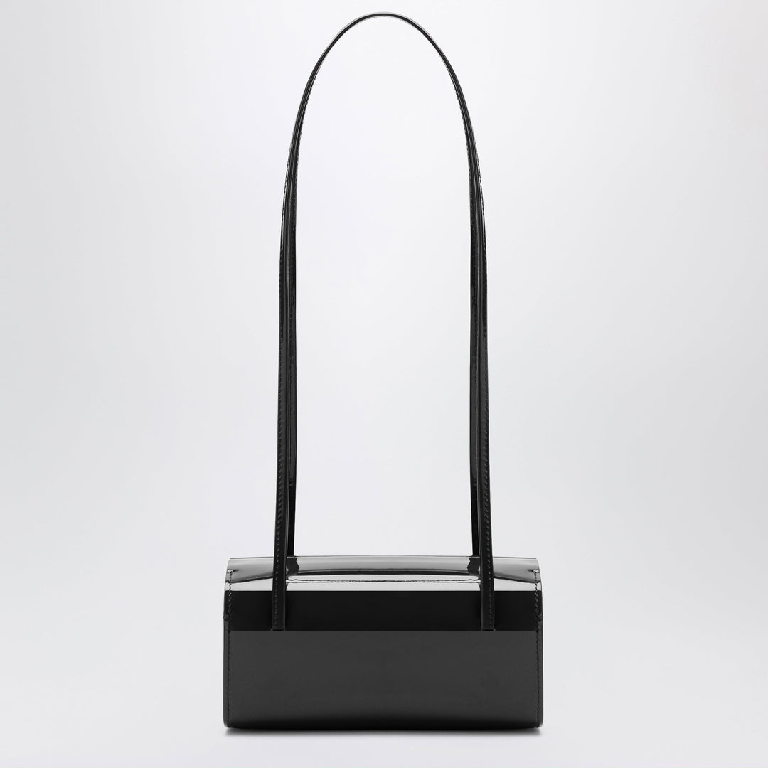 Fane Black Mie Shoulder Bag In Brushed Leather