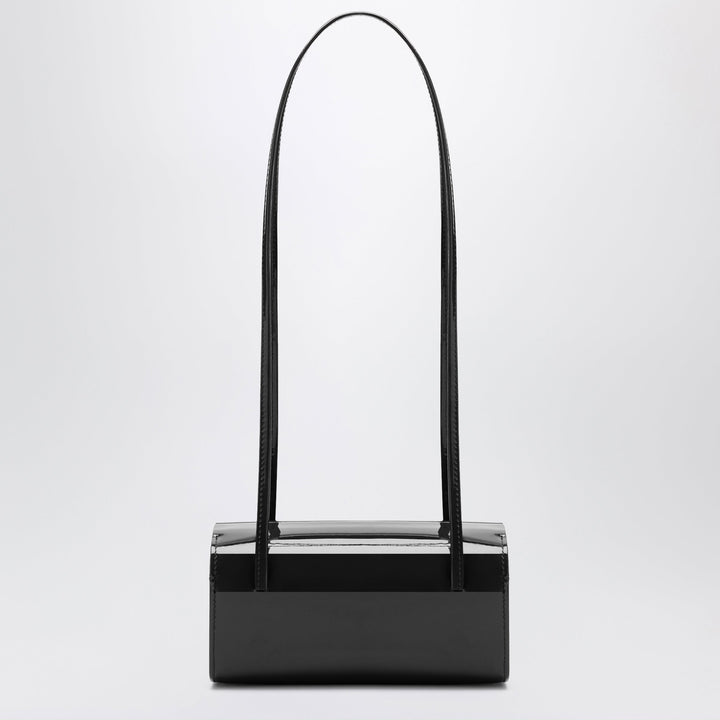 Fane Black Mie Shoulder Bag In Brushed Leather