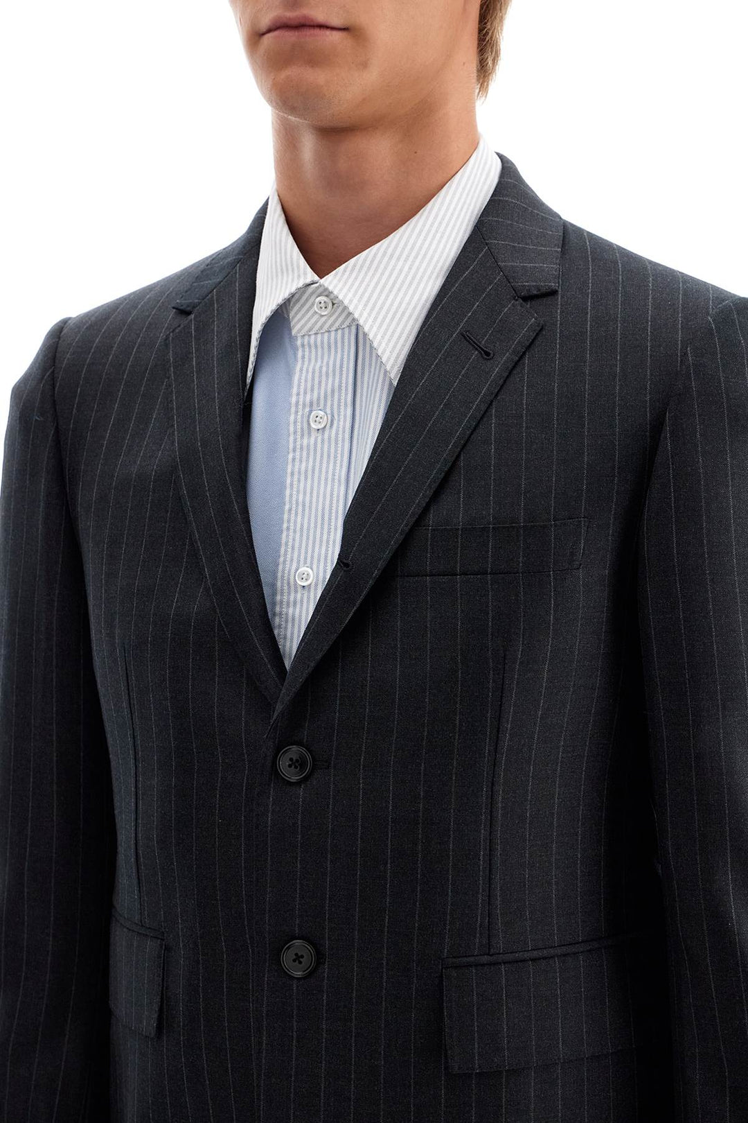 Woolen Pinstripe