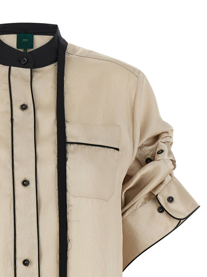 Maison Jejia Berta Shirt and Blouse - Beige | fc15d84ff59fc2b544fac5566884b5104a108956
