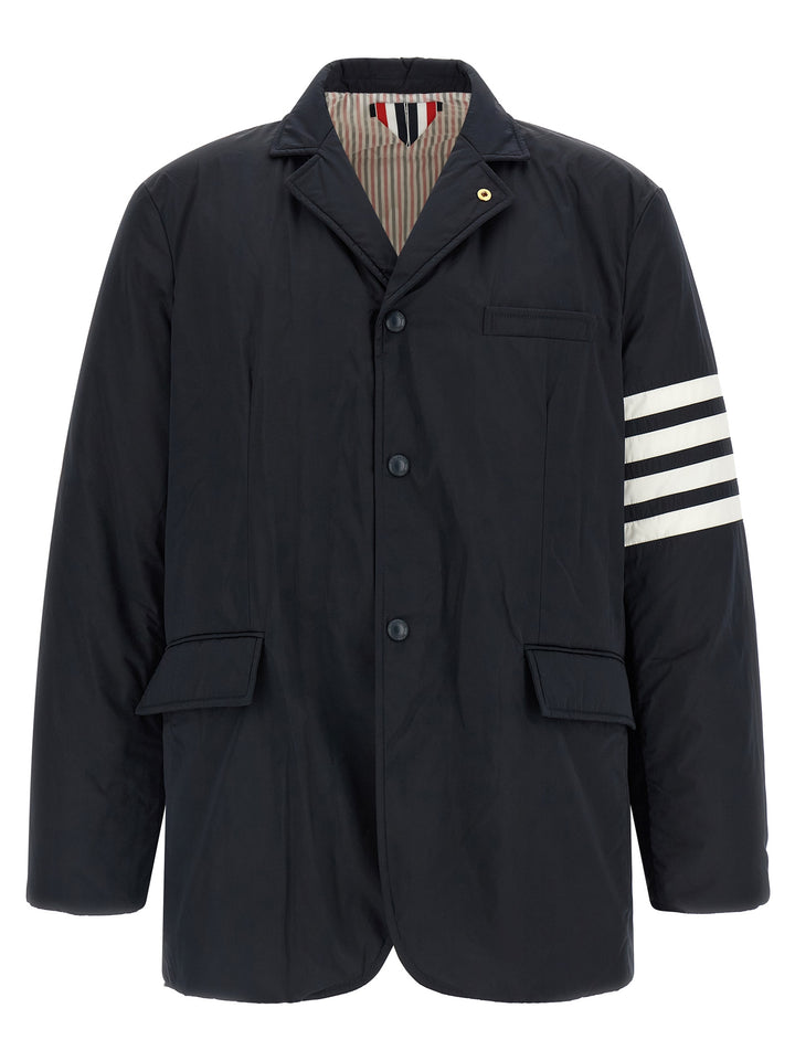 Thom Browne 4bar Puffer Jackets - Blue | bff87a56acaf802b0a03aafc7c5afce041f4a6ff
