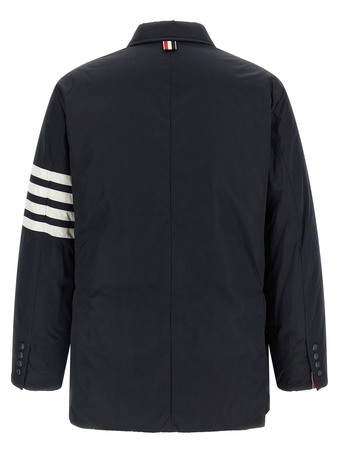 Thom Browne 4bar Puffer Jackets - Blue | 42e50577125c3c5fb51e8a53567bb1ec2aaacb68