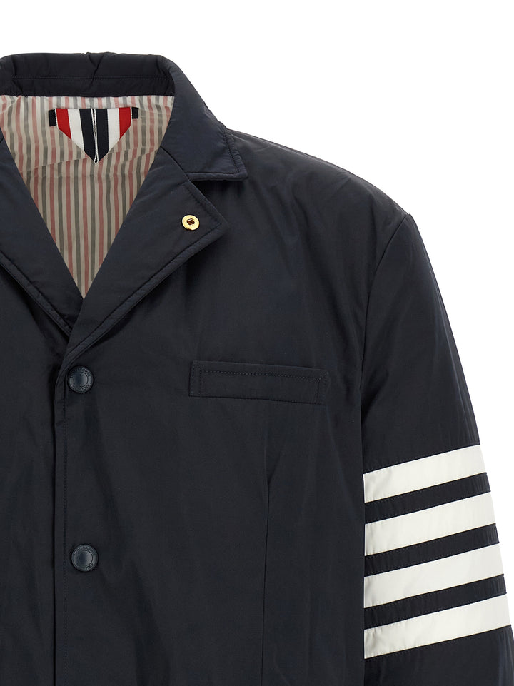 Thom Browne 4bar Puffer Jackets - Blue | da6c8ccc5141f5ab5ca051abb9ccc6bd07d47945