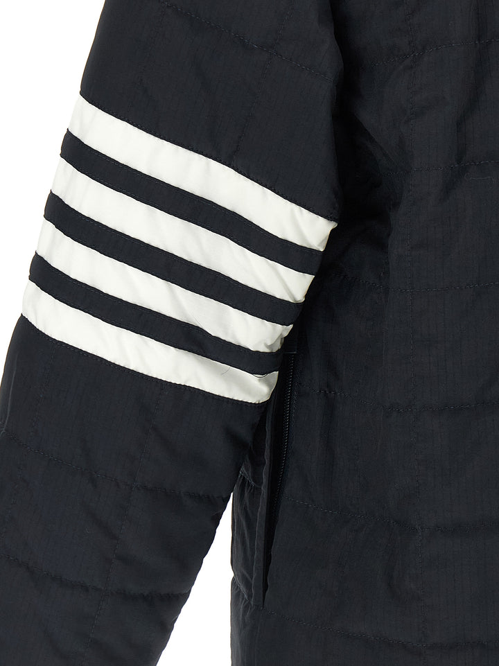 Thom Browne 4bar Puffer Jackets - Blue | 4cbfb7946d3828cd22de0abe3c105361dc980c7b