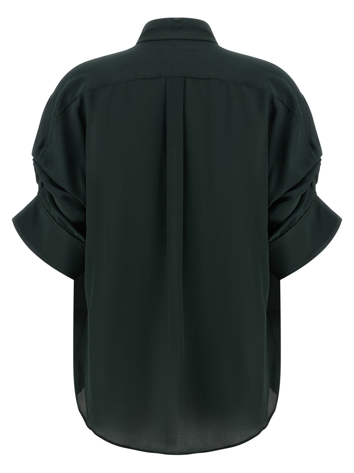 Maison Jejia Buba Shirt and Blouse - Green | 4895e89a5d1f00de5d86c165dda184e6d8a3091e