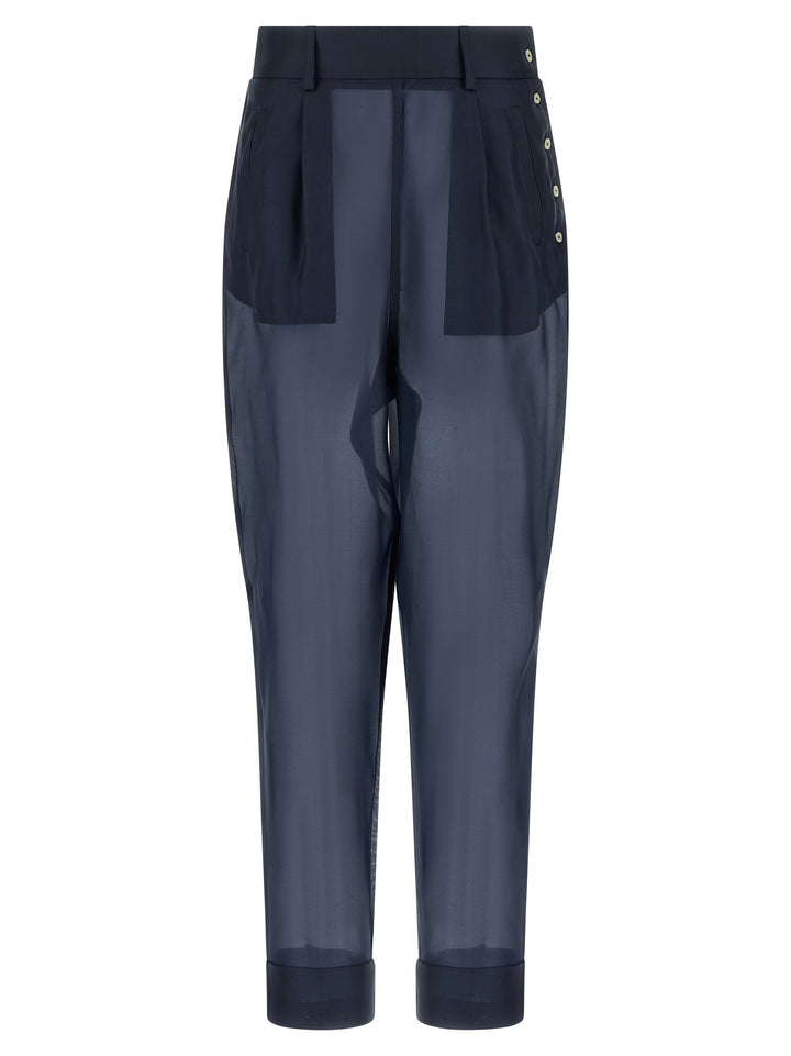 Maison Jejia Giulio Pants - Blue | 077bcd28491586726681d5845f2c98095e07d425