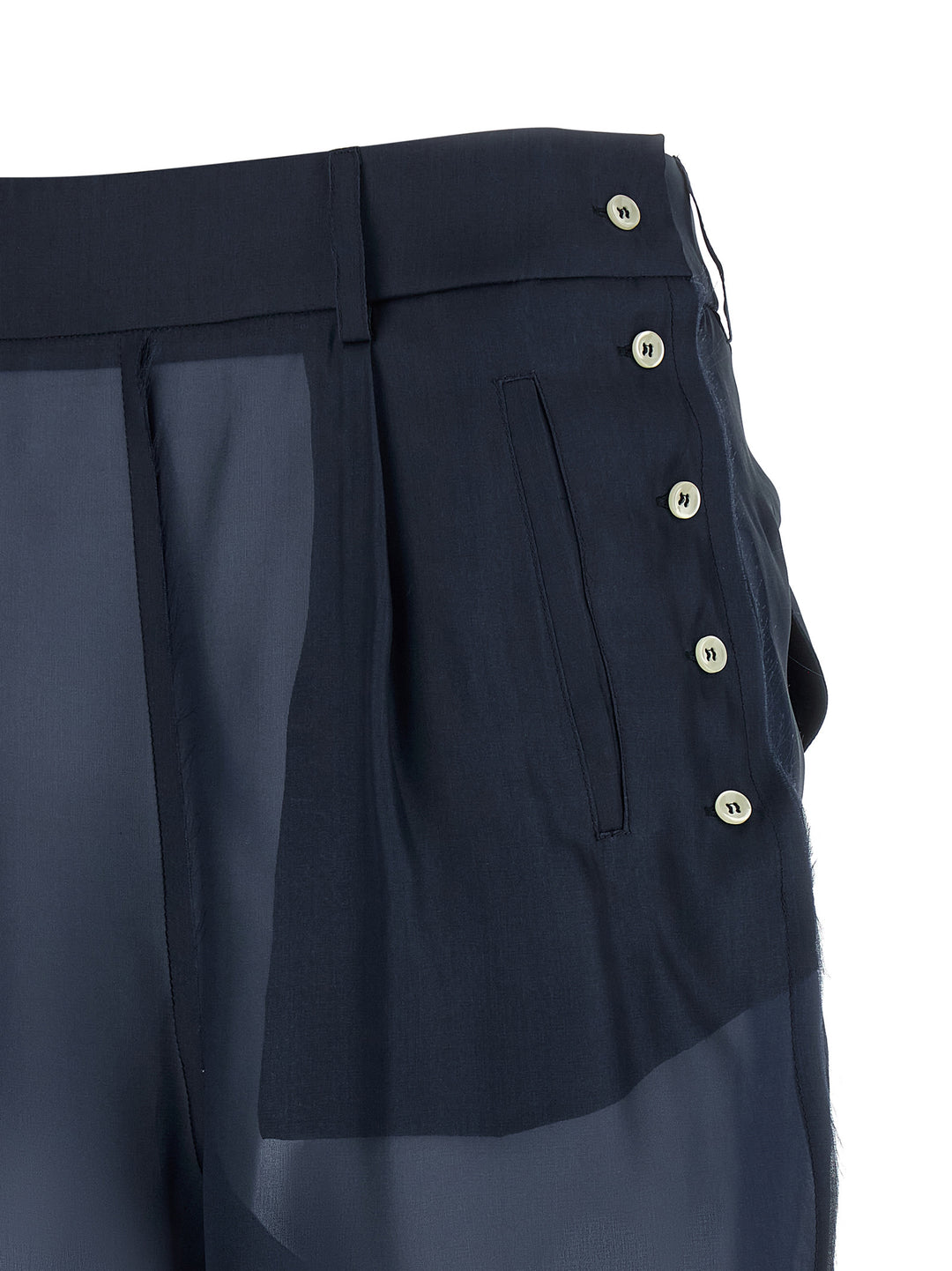 Maison Jejia Giulio Pants - Blue | ab4df2819ffee23dbd84b1d5a9ebcd1d8df946d3