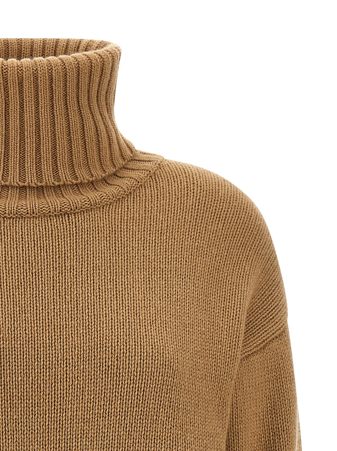 Maison Jejia Vichy Cuffs Sweater Sweaters and Cardigans - Beige | 5a63e7c837f73b8bda56e6fedd4958804cd354be