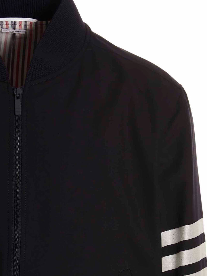 Thom Browne 4 Bar Puffer Jackets - Blue | cd4acd672c3aa5d468914350856200117f2afe63
