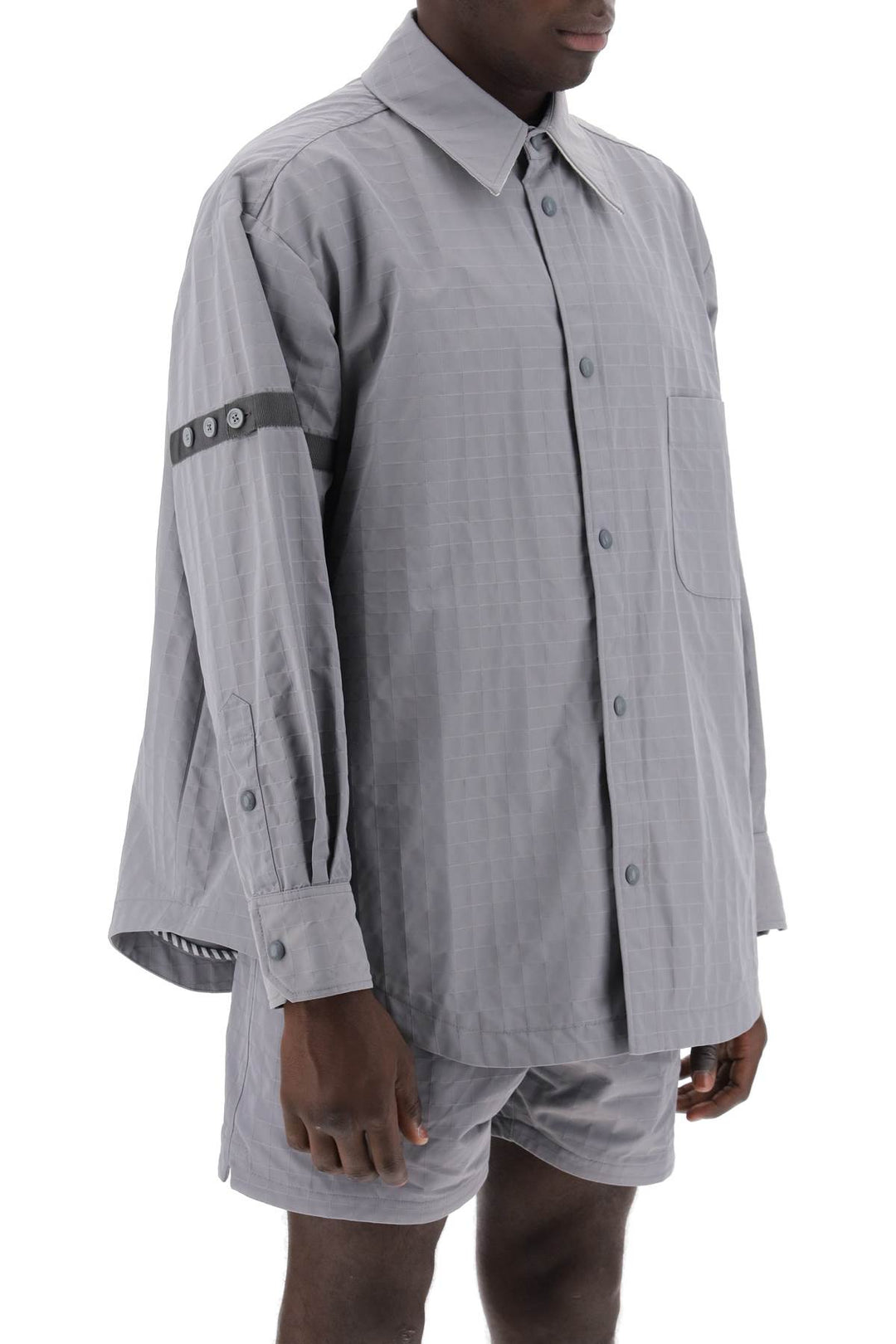 Overshirt In Ripstop Di Nylon