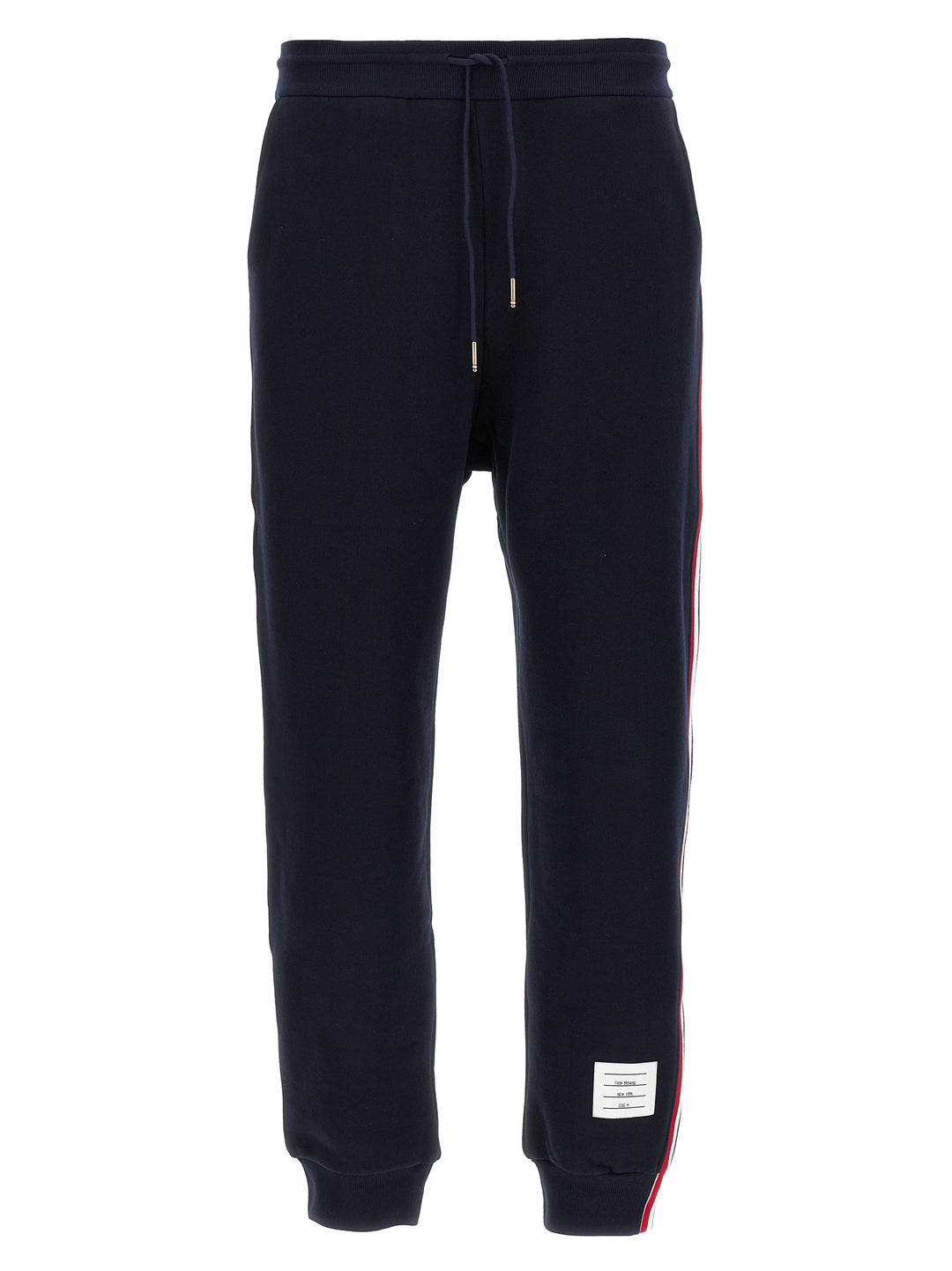 Thom Browne Classic Loopback Stripe Pants - Blue | 01940f4db2980016f43937b5983c0a7265fcdcff