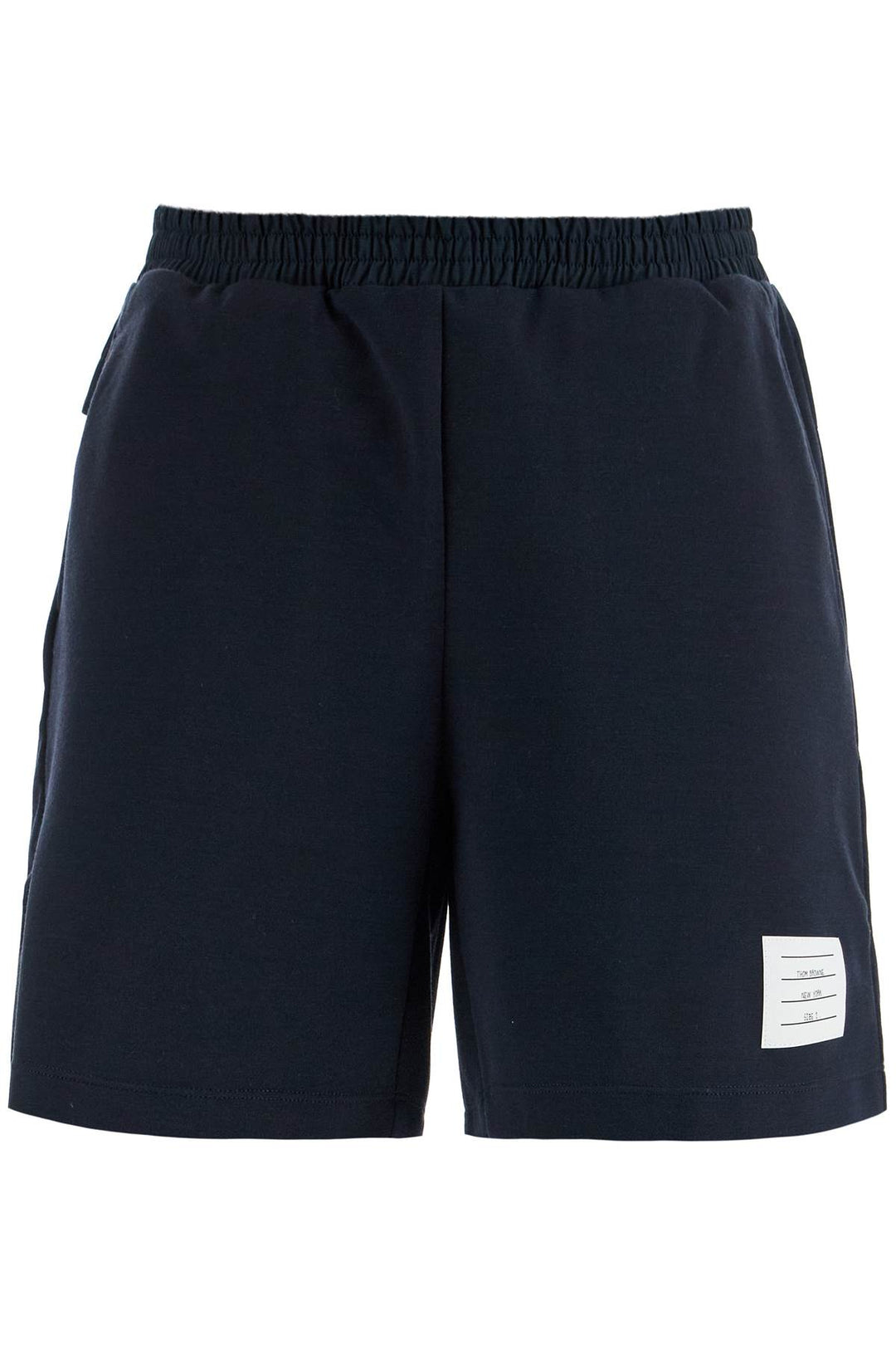 Navy Combo Mid Thigh Ripstop And Wool Shorts