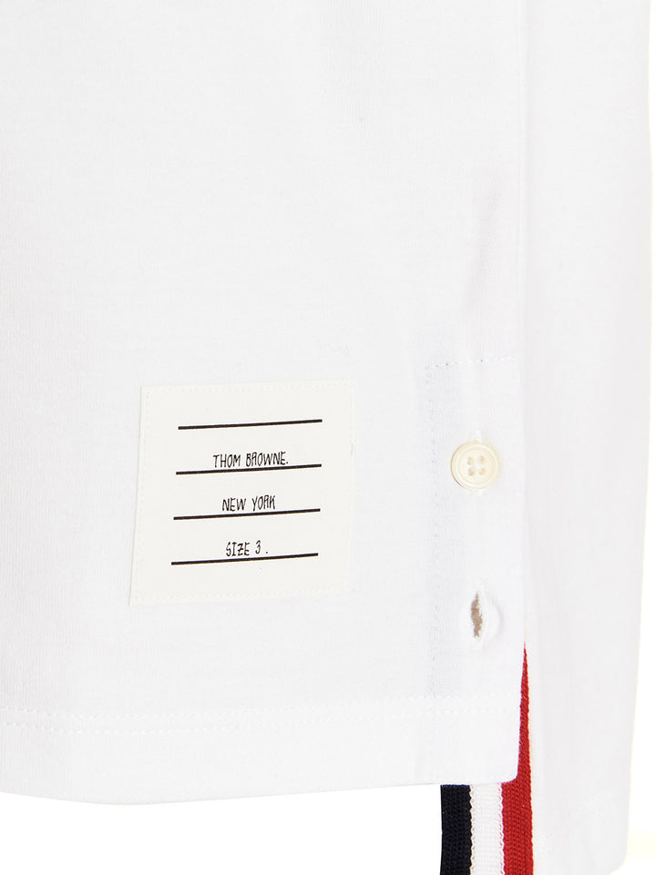 Thom Browne Logo Band Jersey T-shirt - White | f63c400111e272218e149531c0402c27703e4a8a