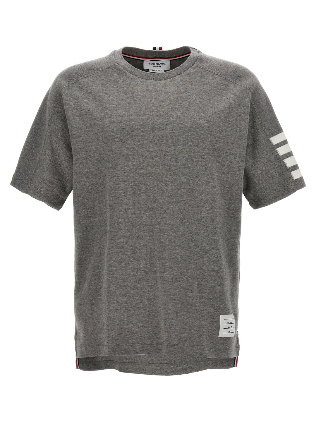 Thom Browne 4 Bar T-shirt - Gray | 7e33aa01fcaf743819b82f6365fcc02bbf968132