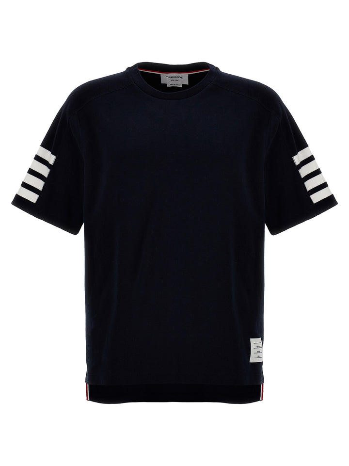 Thom Browne 4 Bar T-shirt - Blue | 376a106c560ea5bc988f1f07d59ad1c90d13ee37
