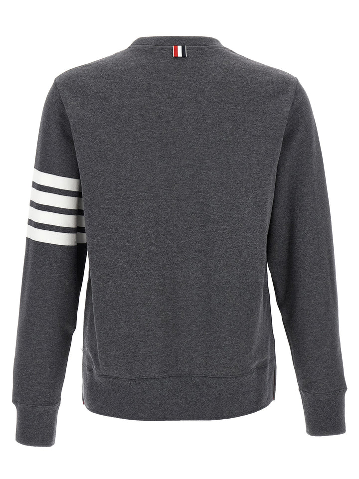 Thom Browne Classic Loopback 4-Bar Sweatshirt - Gray | bd4fb0cdc7d5281345d938032dcb327677860185
