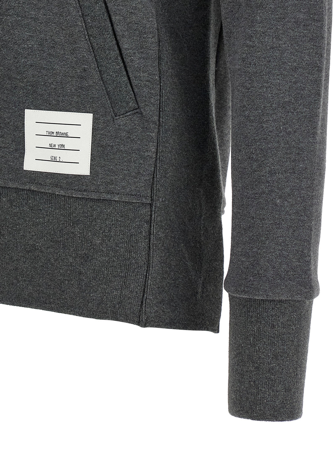 Thom Browne 4bar Sweatshirt - Gray | d52ea59280fc9e24e7f0c2bd43adf9378ae8716e