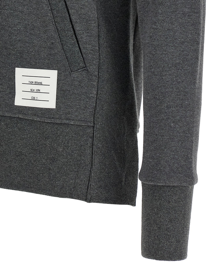 Thom Browne 4bar Sweatshirt - Gray | d52ea59280fc9e24e7f0c2bd43adf9378ae8716e
