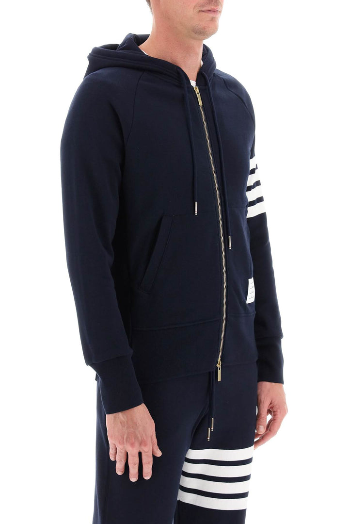 4 Bar Zip Up Hoodie