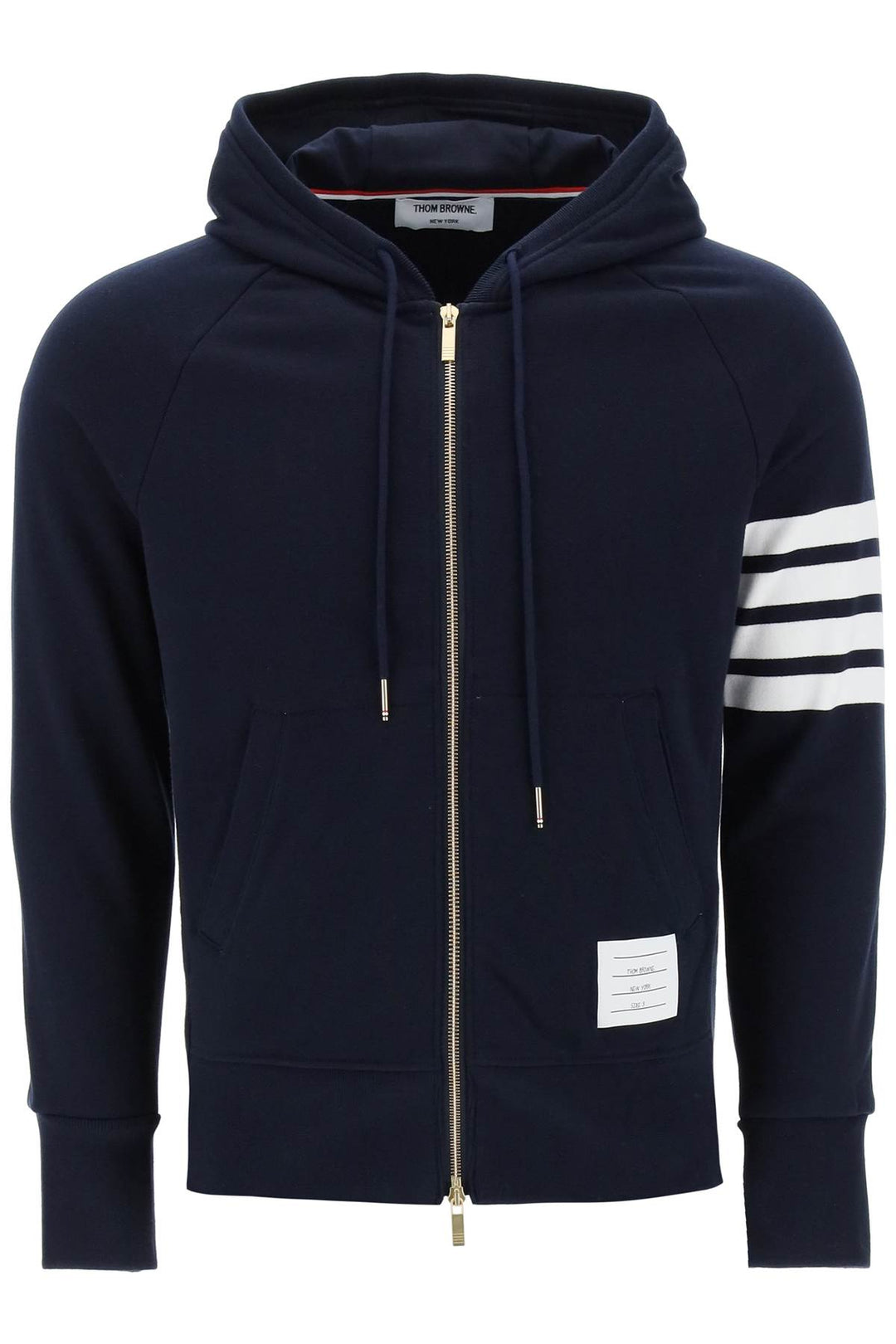 4 Bar Zip Up Hoodie