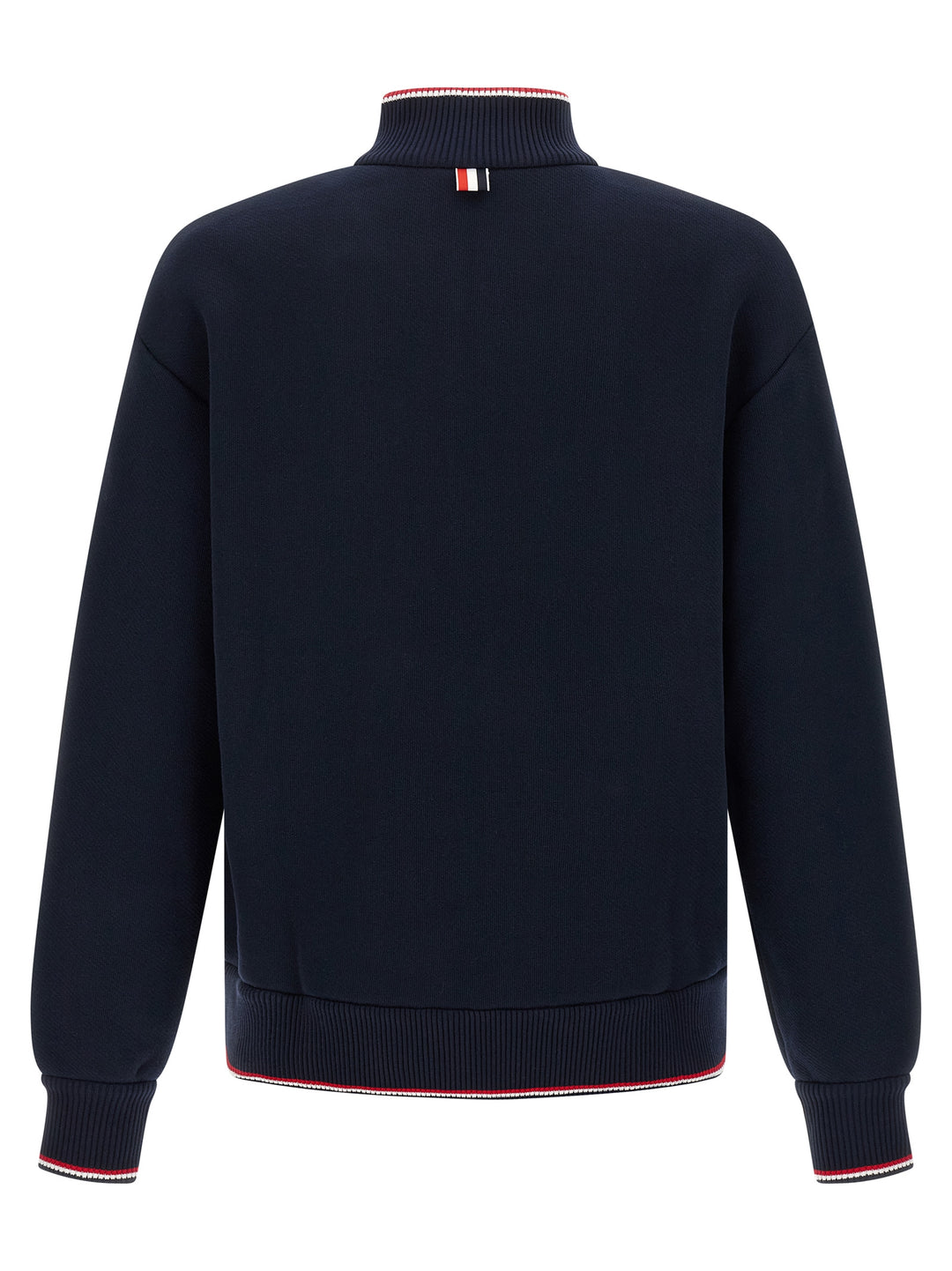 Thom Browne Rwb Piping Sweatshirt - Blue | 0de456afb1f8276aba7fe09b5e02adf522dede6b