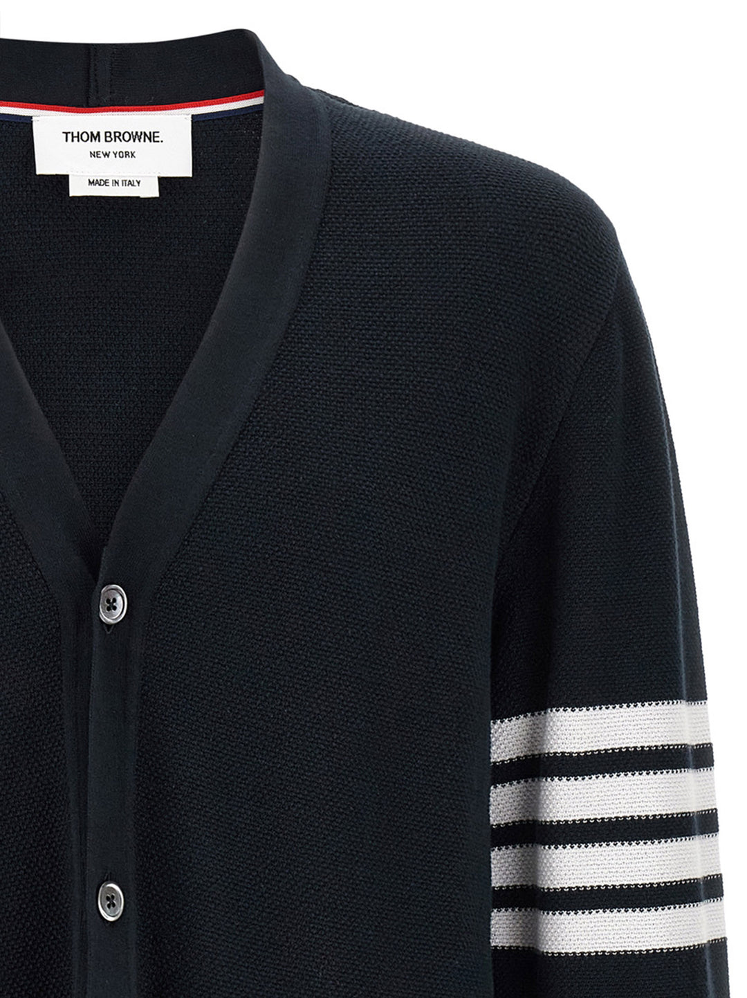 Thom Browne 4bar Cardigan Sweaters and Cardigans - Blue | 140a06136448d5c82308d803fe4f7cb403b20ccb