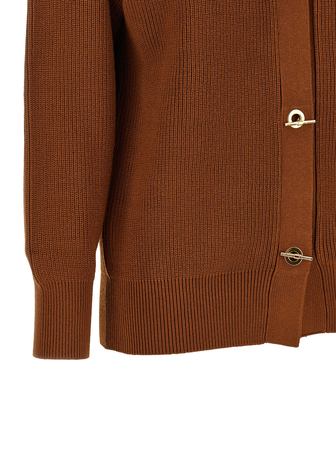 Elisabetta Franchi Cardigan Tricot Sweaters and Cardigans - Brown | 9f0243bc6ee0728b54456adfdbcbc1e901de4b1f