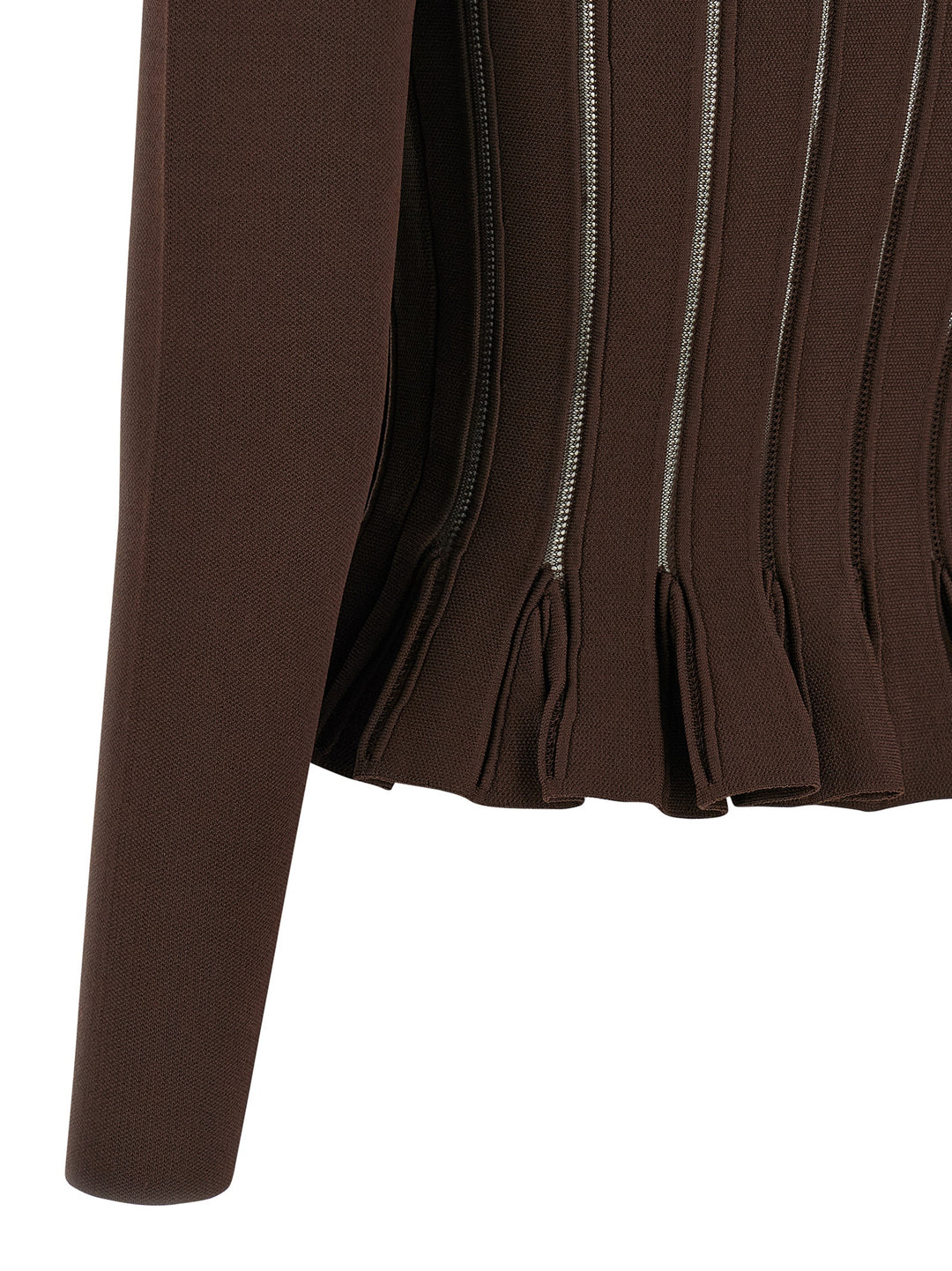 Elisabetta Franchi Cardigan Trama À Jour Sweaters and Cardigans - Brown | 6deb7c878e51dcc4b7fe79177568612290e9ea41