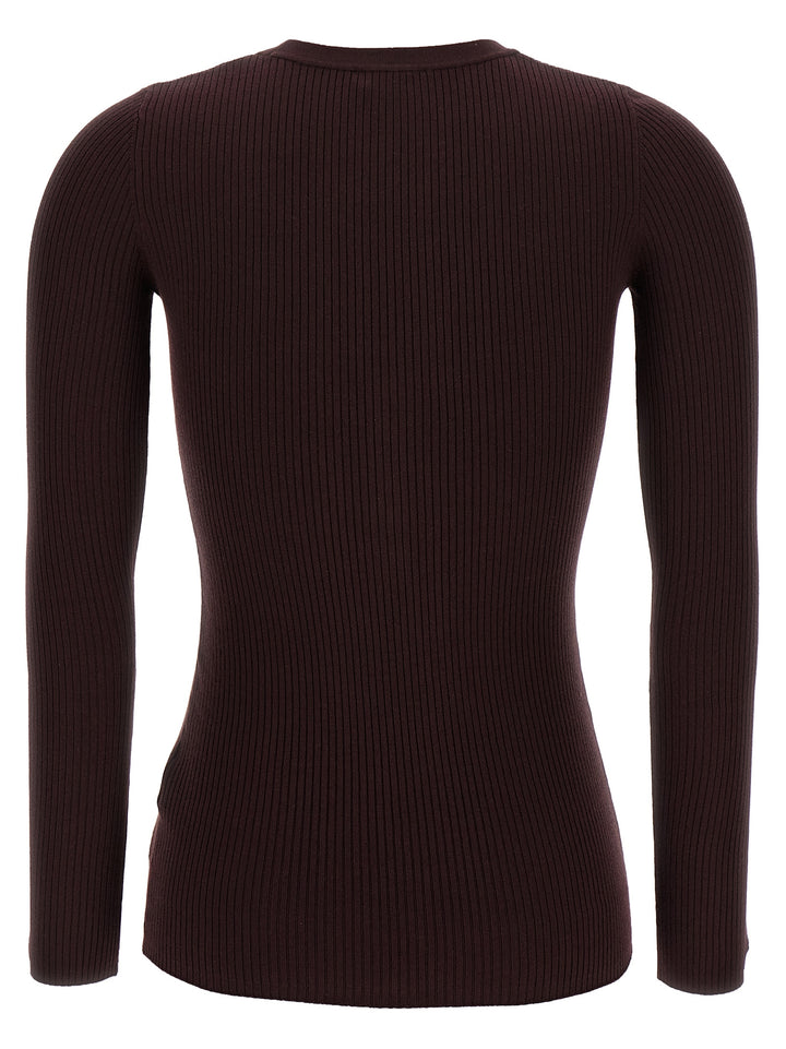 Elisabetta Franchi Tricot Sweater Sweaters and Cardigans - Bordeaux | 3ac62c85d8afcfd1cd758084f22884c9ace5e142