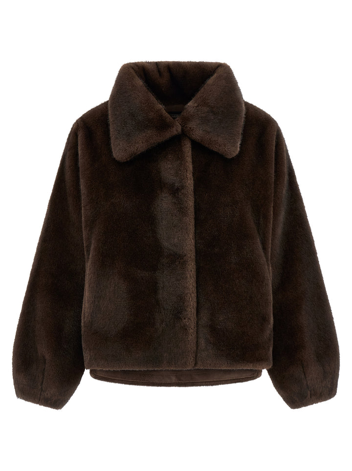 Lou Andrea Mink Faux Fur - Brown | 5e69fc9de9512c917c04181479999cd0ca168b71