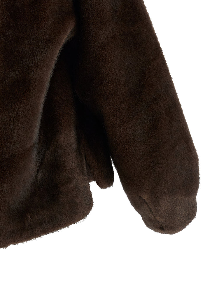 Lou Andrea Mink Faux Fur - Brown | 901d2a1c4a259b9fced442ae119ecabb8b726164