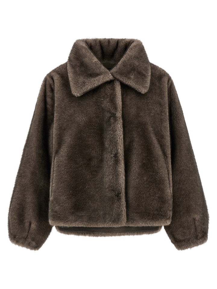 Lou Andrea Mink Faux Fur - Brown | 47ef670c7add747b65fef8ccd526e0f1eb953563