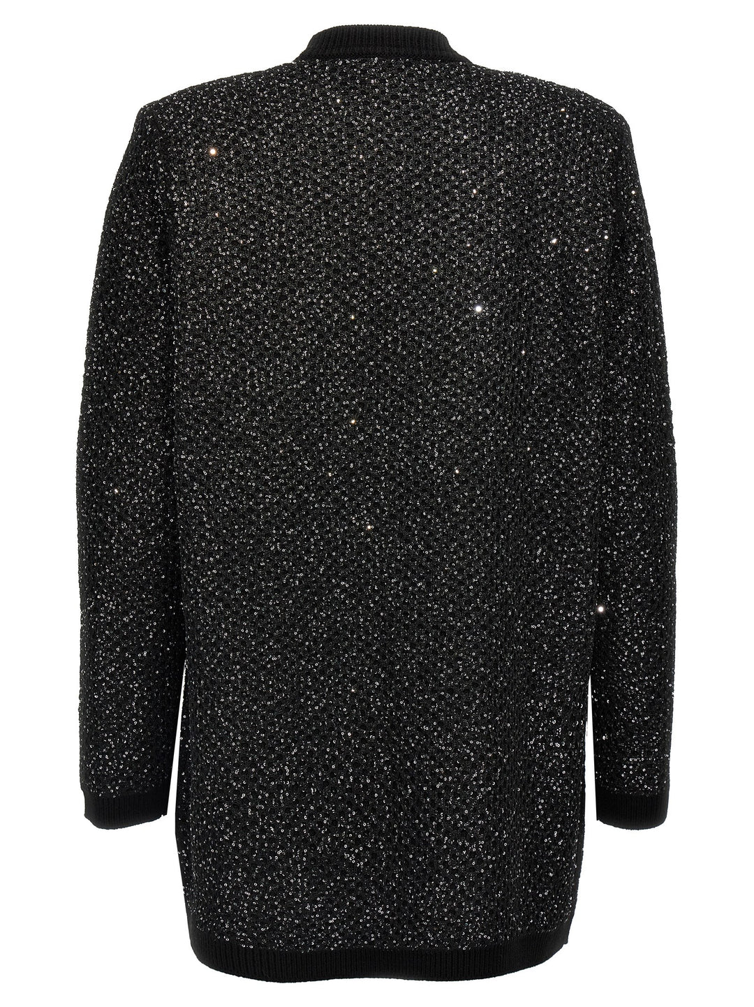 Sequin Cardigan Sweater, Cardigans Black