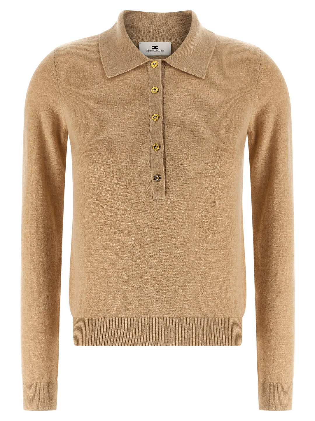 Elisabetta Franchi Cashmere Sweater Sweaters and Cardigans - Beige | 5d31fe01190b2a4fad56f64a76f999a47df0c770
