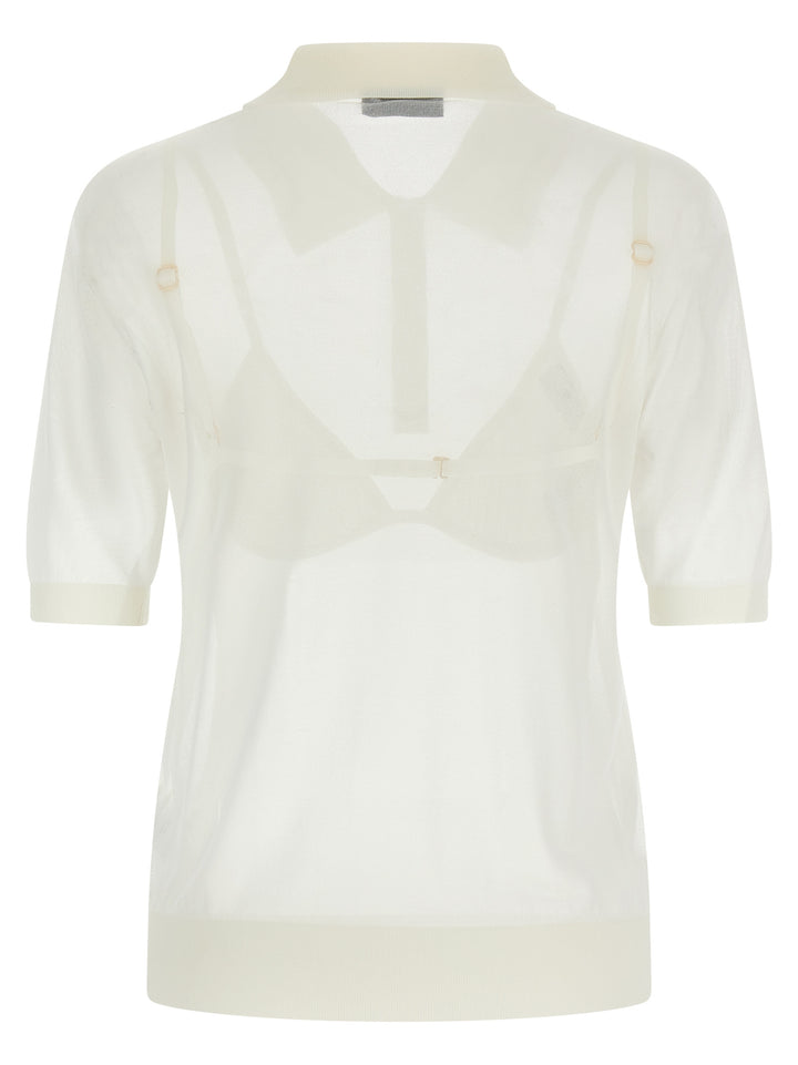 Elisabetta Franchi + Bra Polo - White | c8499d6387890510272fe8f5a19a714d134551ce