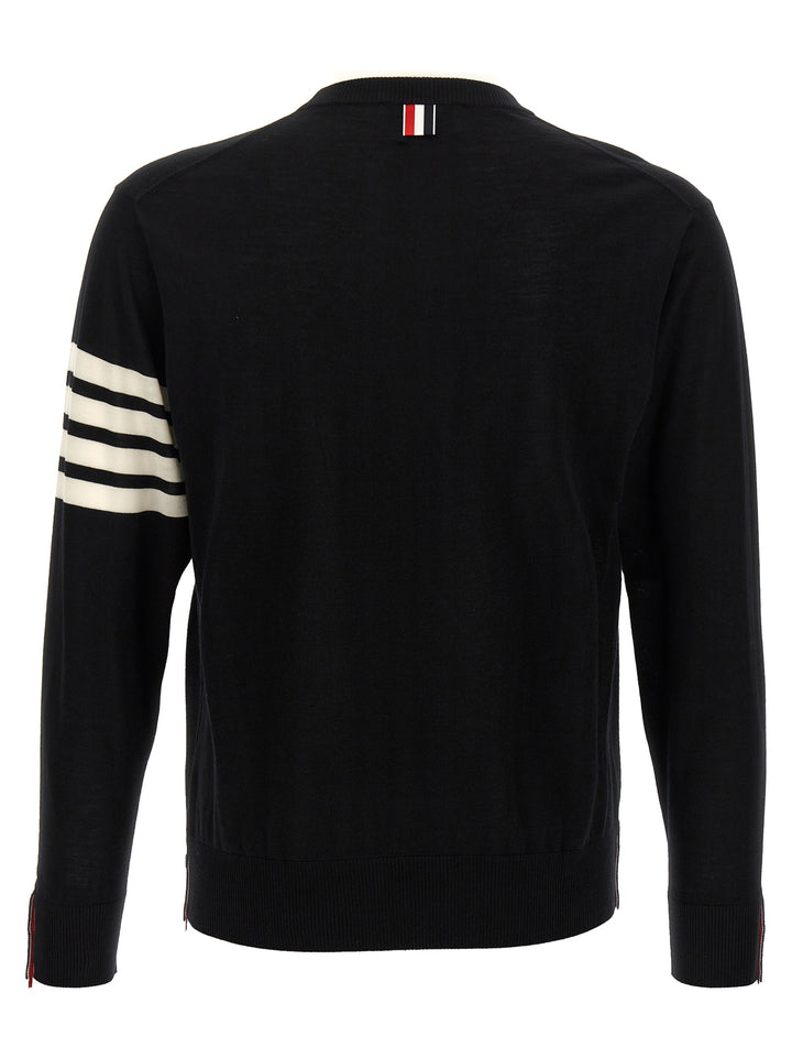 4 Bar Sweater, Cardigans White/Black