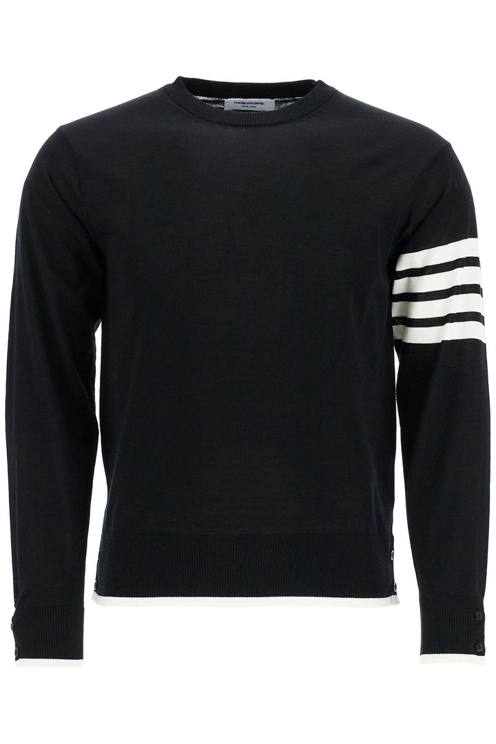 4 Bar Wool Jersey Pullover Sweater