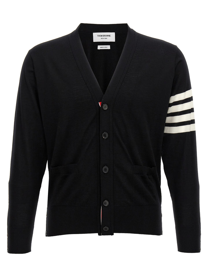 4 Bar Sweater, Cardigans White/Black