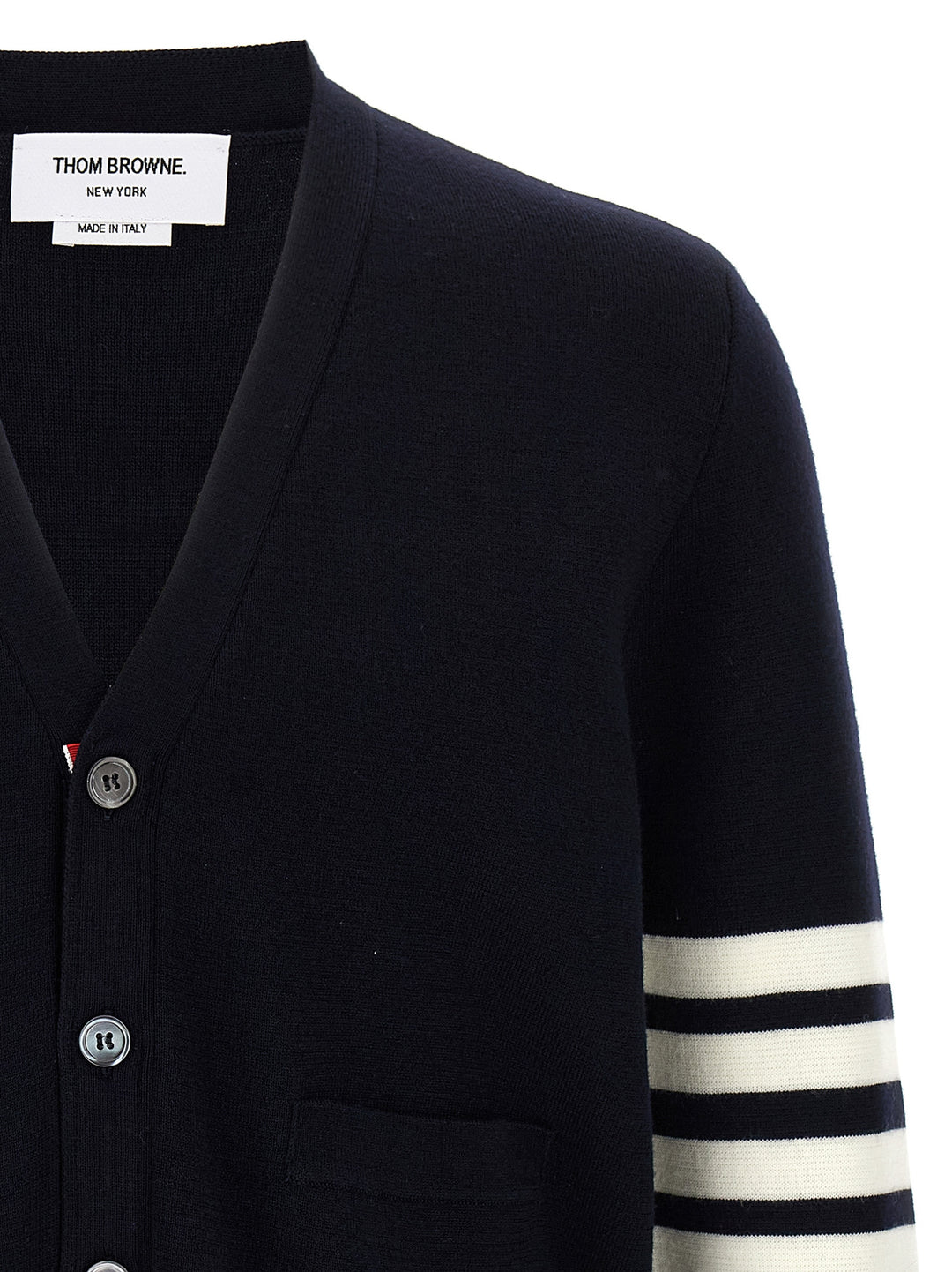 Thom Browne 4-Bar Sweaters and Cardigans - Blue | 0b6d7fcc4aa4e8f04594a09fe6a7b7d06857710d