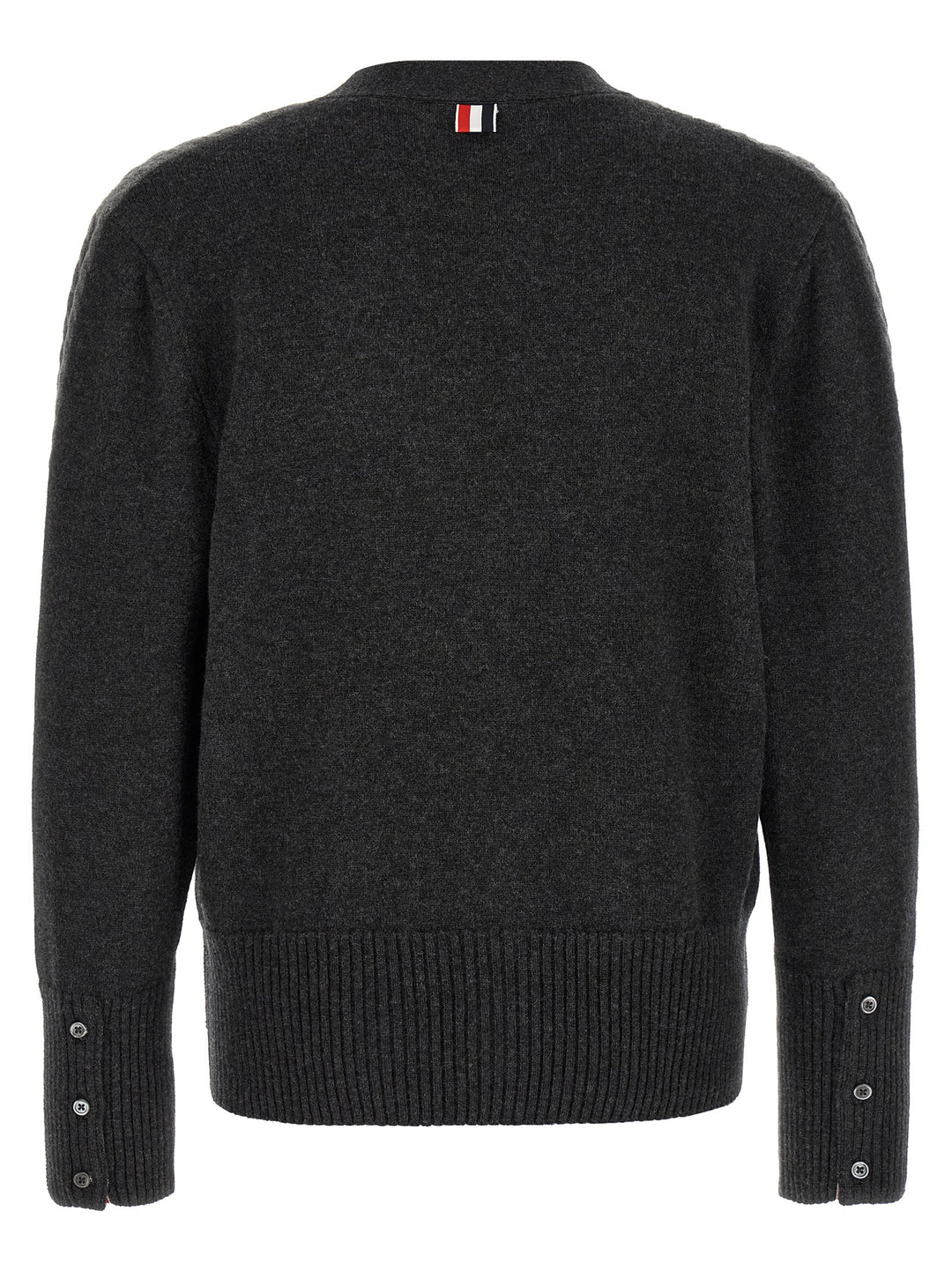 Thom Browne 2-In-1 Trompe L'œil Cardigan Sweaters and Cardigans - Gray | 4aeea44085dd0fe44b091bba83eb44e2fcb1abc8