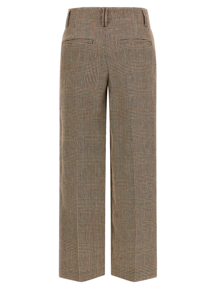 Brunello Cucinelli Square Cigarette Pants - Brown | 01c7cb295629d698d6326f49d95b8b75894ff18c