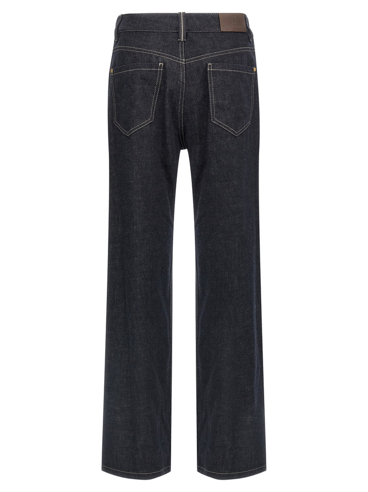 Brunello Cucinelli Monile Jeans - Blue | 63e9867f0cf59733c646c337f0d4d51023ee3f6d