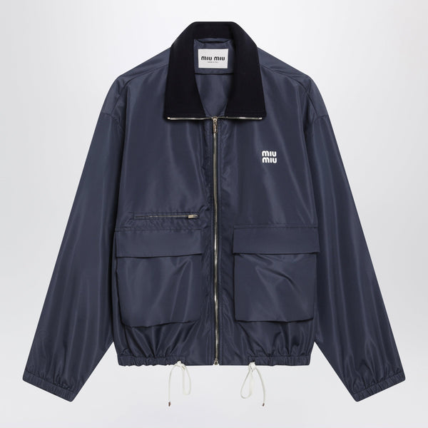 Tela Tec Lightweight Windproof Blouson In Blue